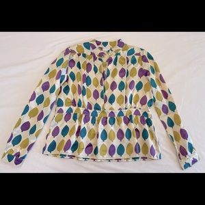 Marni Long Sleeve Silk Blouse Size 42. Rarely Worn!